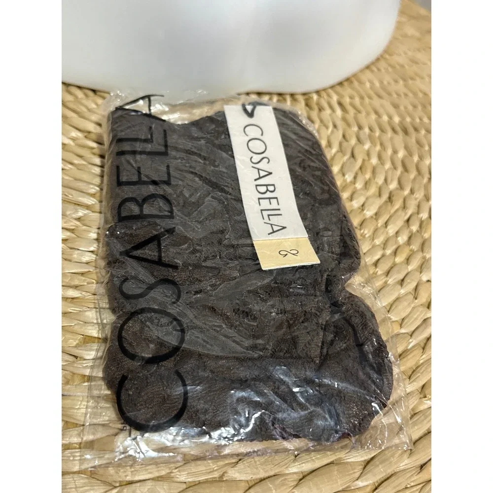 Cosabella Never Say Never Men's Classic G-String Brown Lace Thong Size M NWT